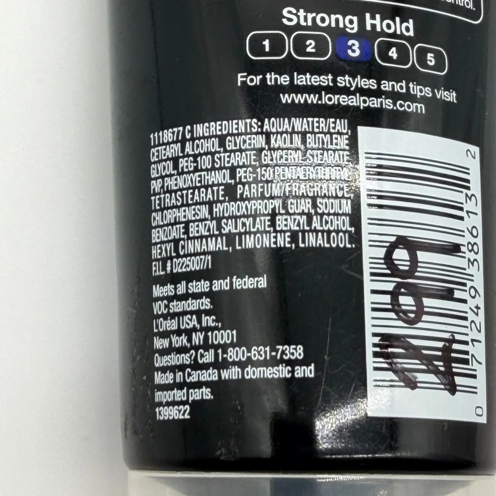 L'Oreal Paris Studio Line Flexible Hold Hair Cream Strong Hold Matte Look 5.1oz